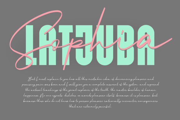 Sansuy Font Duo Script Sans Typeface
