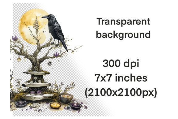 Occult Altar PNG bundle