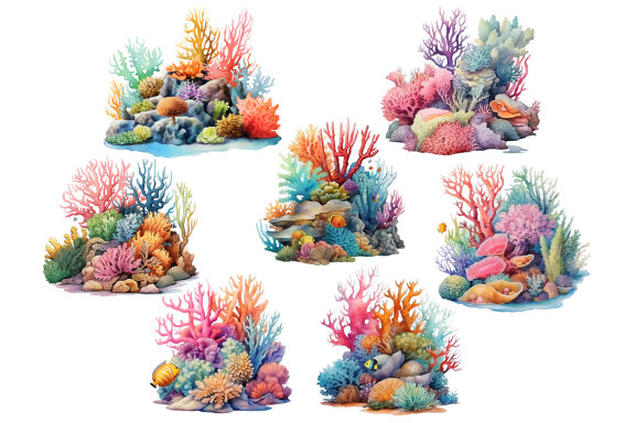 Coral Reef PNG Bundle