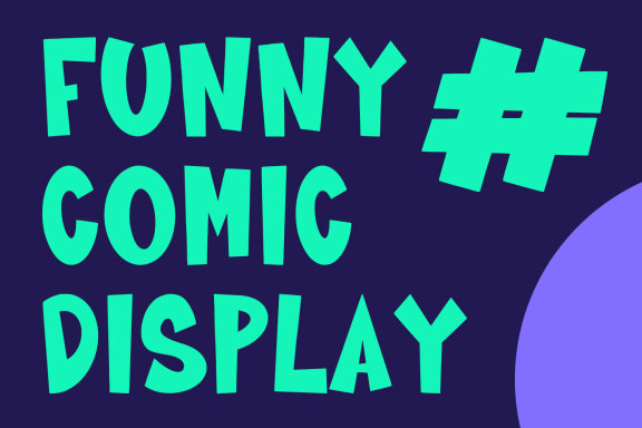 Axciel Comic Display Font