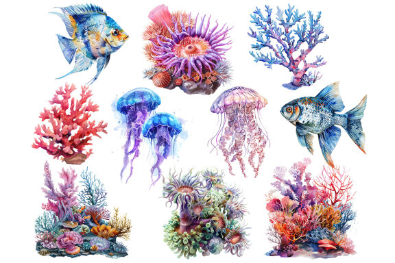 Underwater PNG Bundle