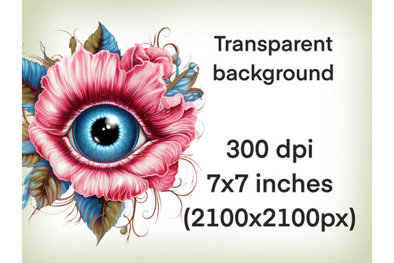 Staring flower clipart