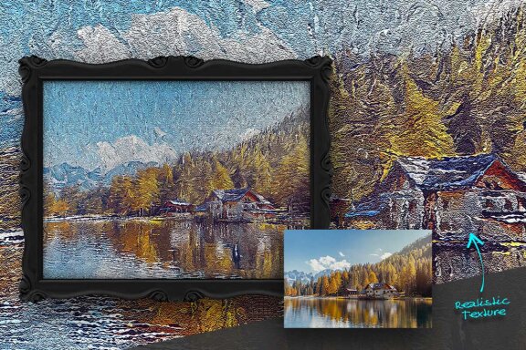 Wall Painting Photoshop Action