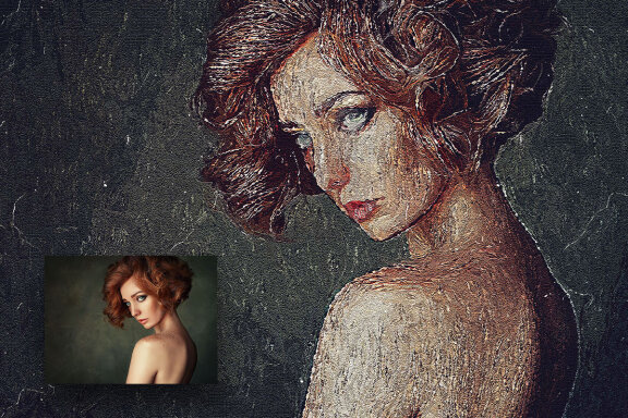 Wall Painting Photoshop Action
