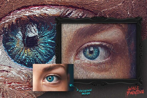 Wall Painting Photoshop Action