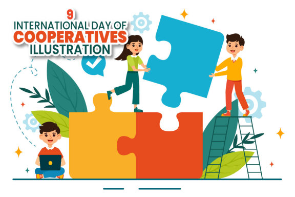 9 International Day of Cooperatives Illustration