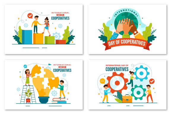9 International Day of Cooperatives Illustration