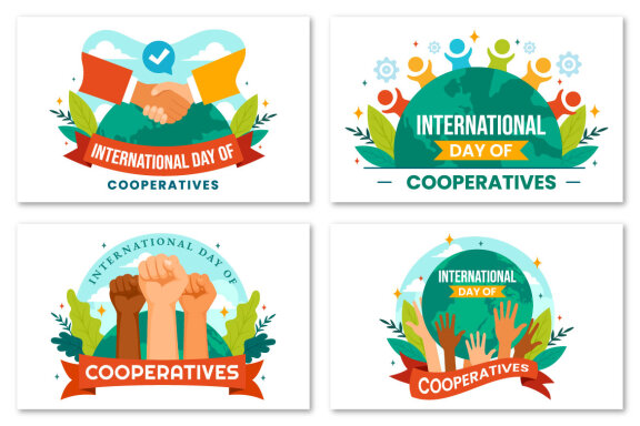 9 International Day of Cooperatives Illustration