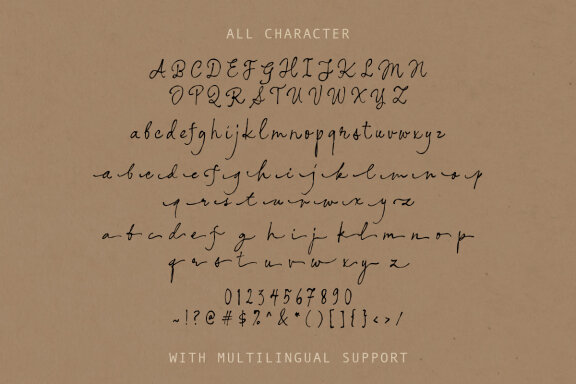 Nostalgic Words - Vintage Signature