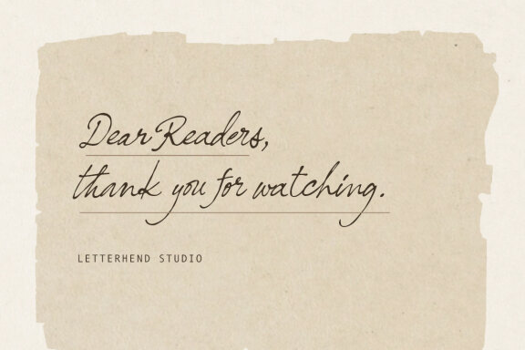 Nostalgic Words - Vintage Signature
