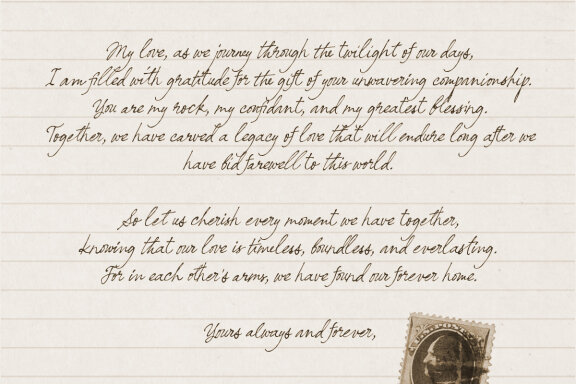 Nostalgic Words - Vintage Signature