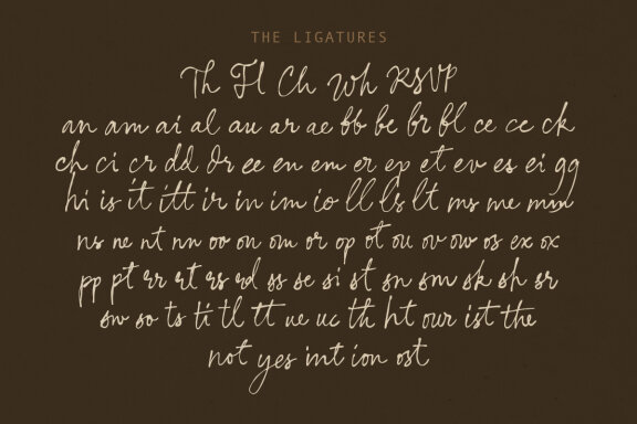 Nostalgic Words - Vintage Signature