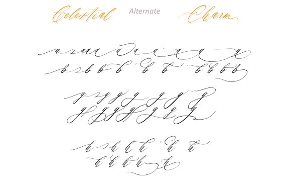 Celestial Charm Script Font