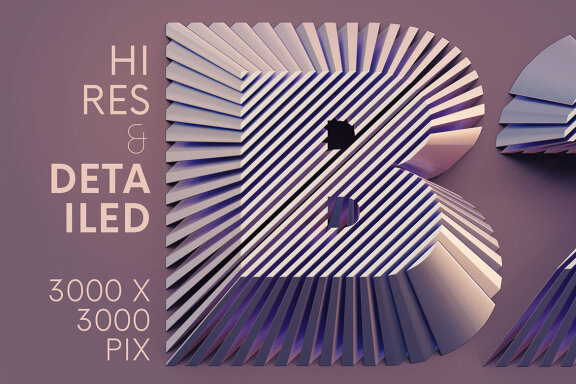 Turbine - 3D Lettering