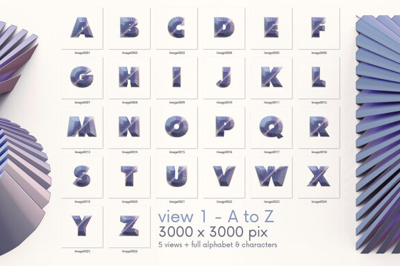 Turbine - 3D Lettering