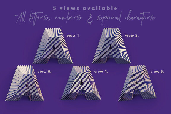 Turbine - 3D Lettering