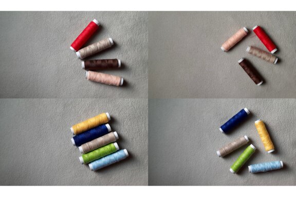 15 photos of sewing threads