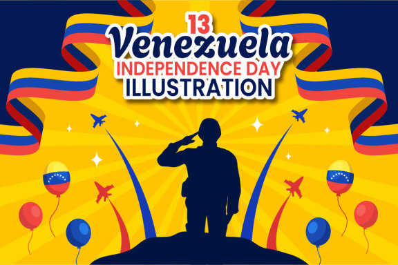 13 Venezuela Independence Day Illustration