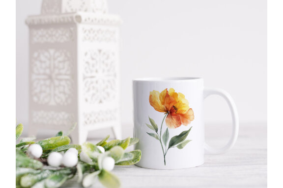 Watercolor Wild Flowers Clipart volume I