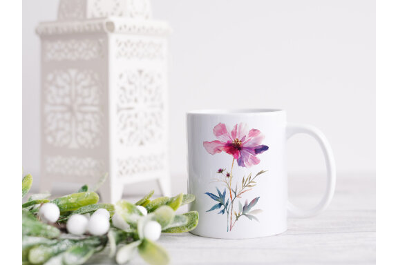 Watercolor Wild Flowers Clipart volume II