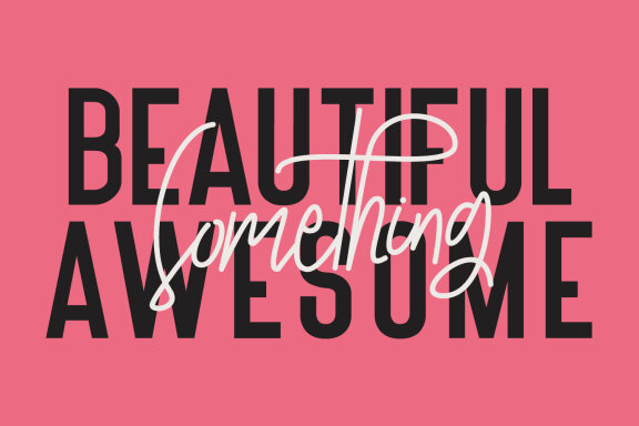 Autica Monthgel Monoline Script Sans Font Duo