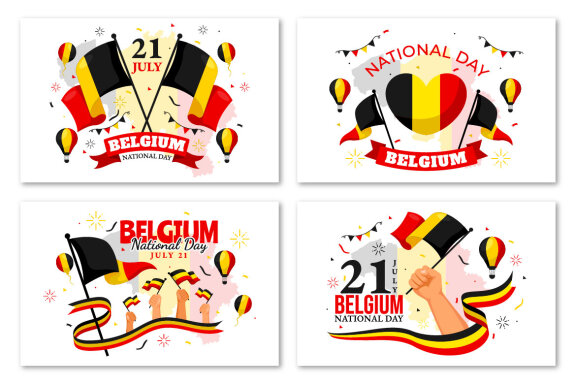 12 Belgium Independence Day Illustration