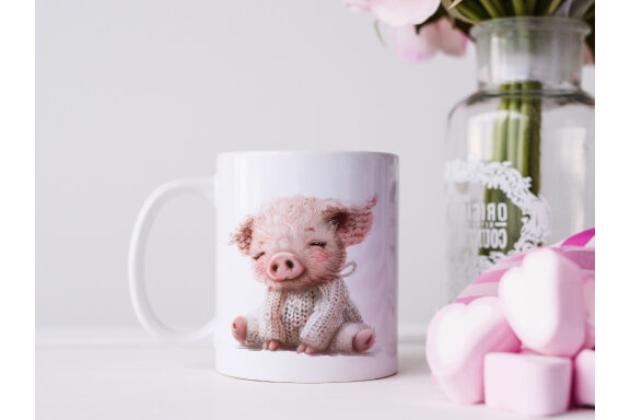 Crochet Farm Baby Animals PNG Bundle