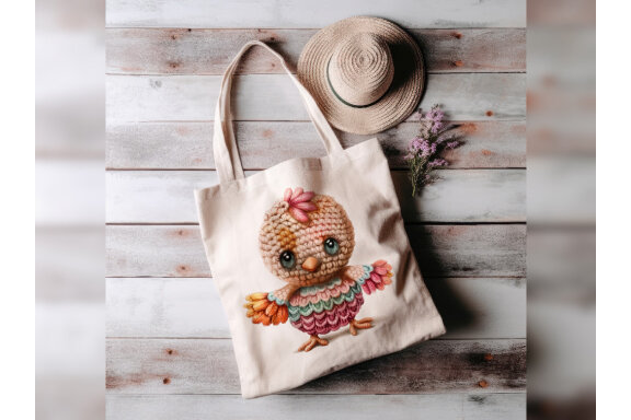 Crochet Farm Baby Animals PNG Bundle