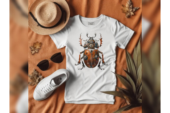 Steampunk Beetle PNG Bundle