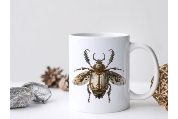 Steampunk Beetle PNG Bundle