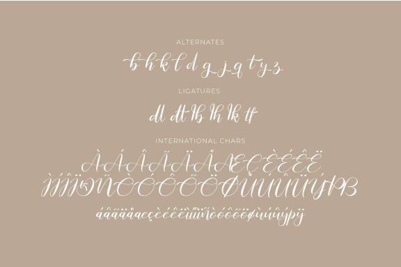 Raghide Script Font