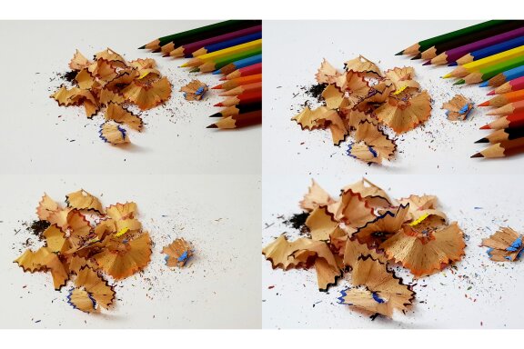 17 photos of sharpening leftovers