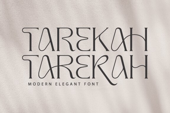 Tarekah | Modern Serif Font