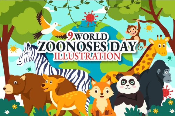 9 World Zoonoses Day Illustration
