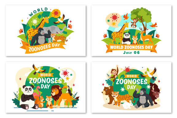 9 World Zoonoses Day Illustration