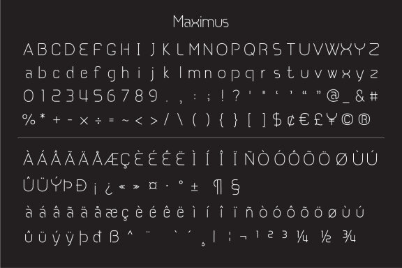Maximus Font