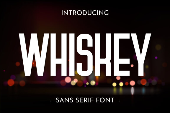 Whiskey Font