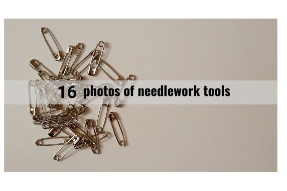 16 photos of needlework tools