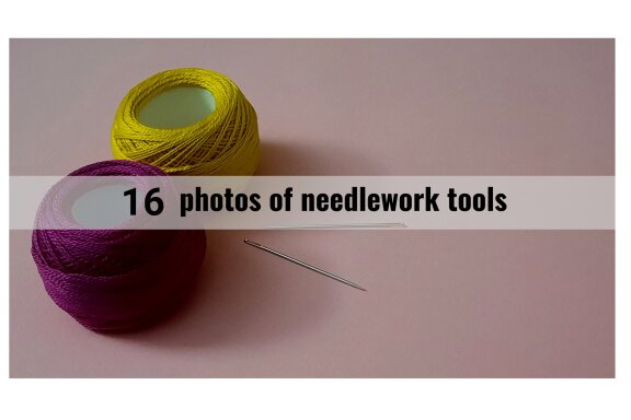 16 photos of needlework tools