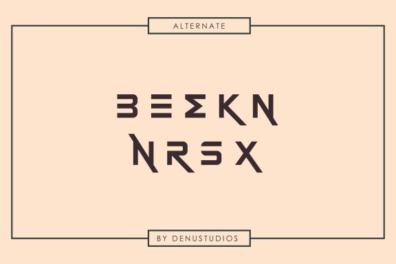 Barakat | Futuristic Font
