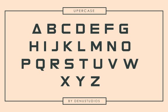 Barakat | Futuristic Font
