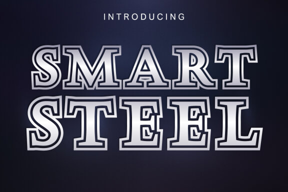 Smart Steel Font