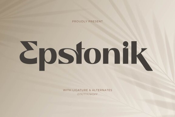 Epstonik | Modern Serif