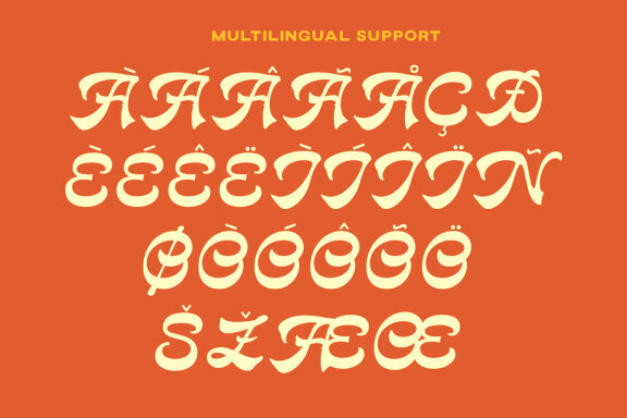 Madrigale - Reverse Contrast Script 