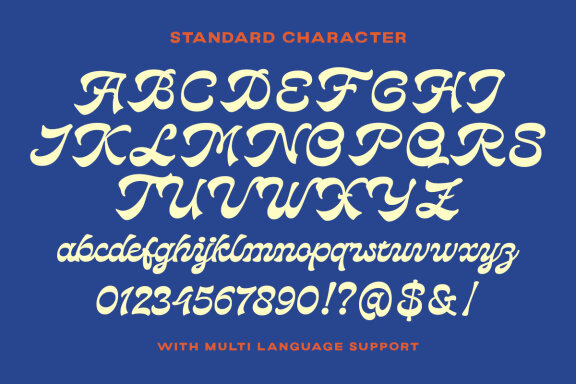 Madrigale - Reverse Contrast Script 