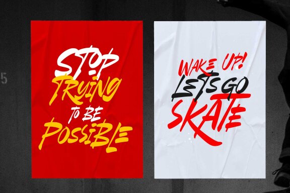Gangsta Destroyer - Brush Font