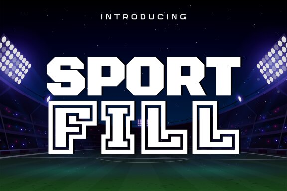 Sport and Sport Fill Font