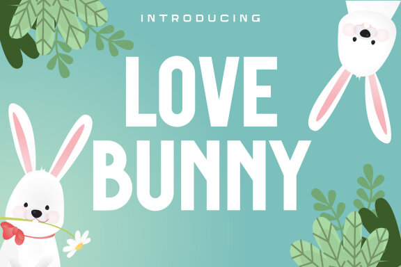 Love Bunny Font