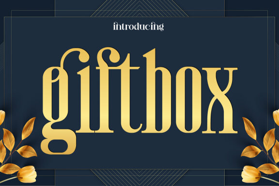 Giftbox Font