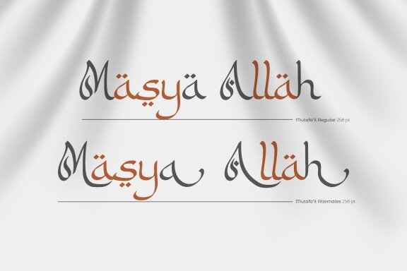 Mutafa’il | Arabic Style Typeface